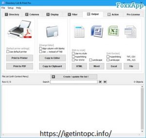 Directory List and Print Pro Crack 4.13