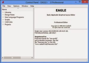 CadSoft Eagle Pro 9.6.2 Crack